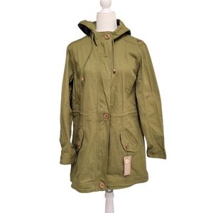 1 Sunset Lane Women's Utility Jacket Size Large In Avocado
